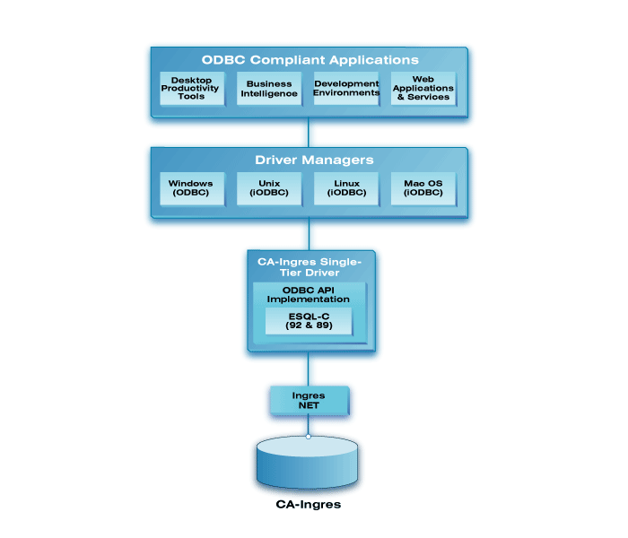 Oracle Single-Tier Architecture Diagram
