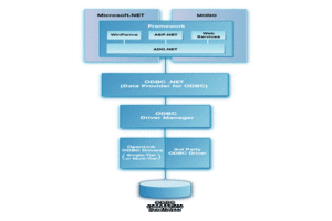 ODBC .Net Data Provider Architecture Diagram